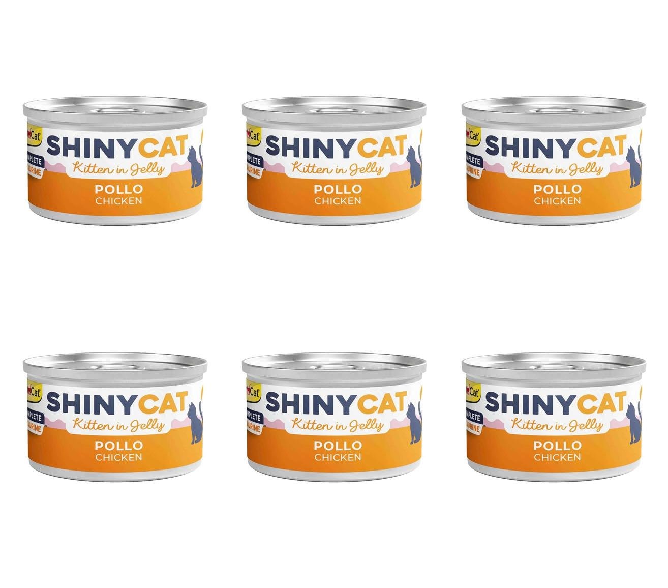 GimCat Shinycat Tavuklu Konserve Yavru Kedi Maması 70 Gr (6 Adet)