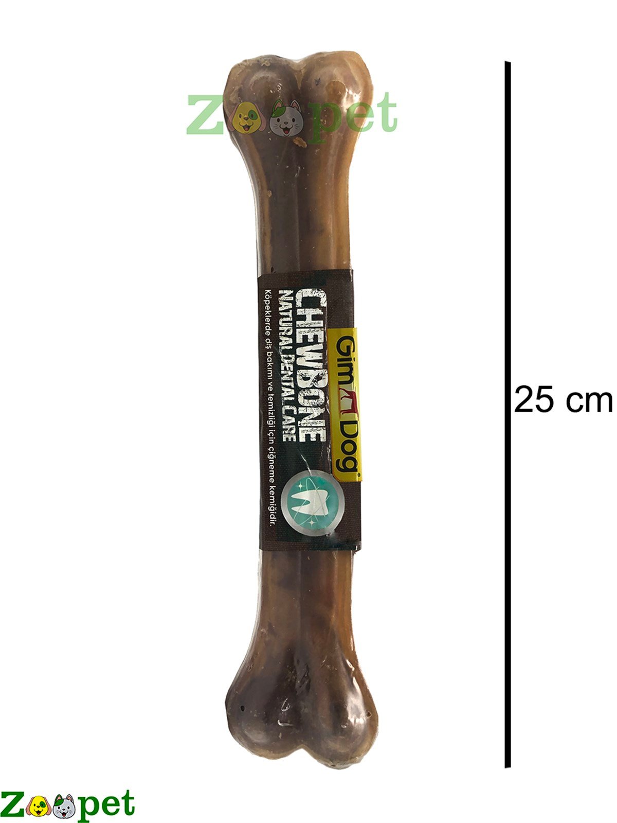 Gimdog Mordimi Press Naturel Kemik Köpek Ödülü 210 Gr - 25 Cm