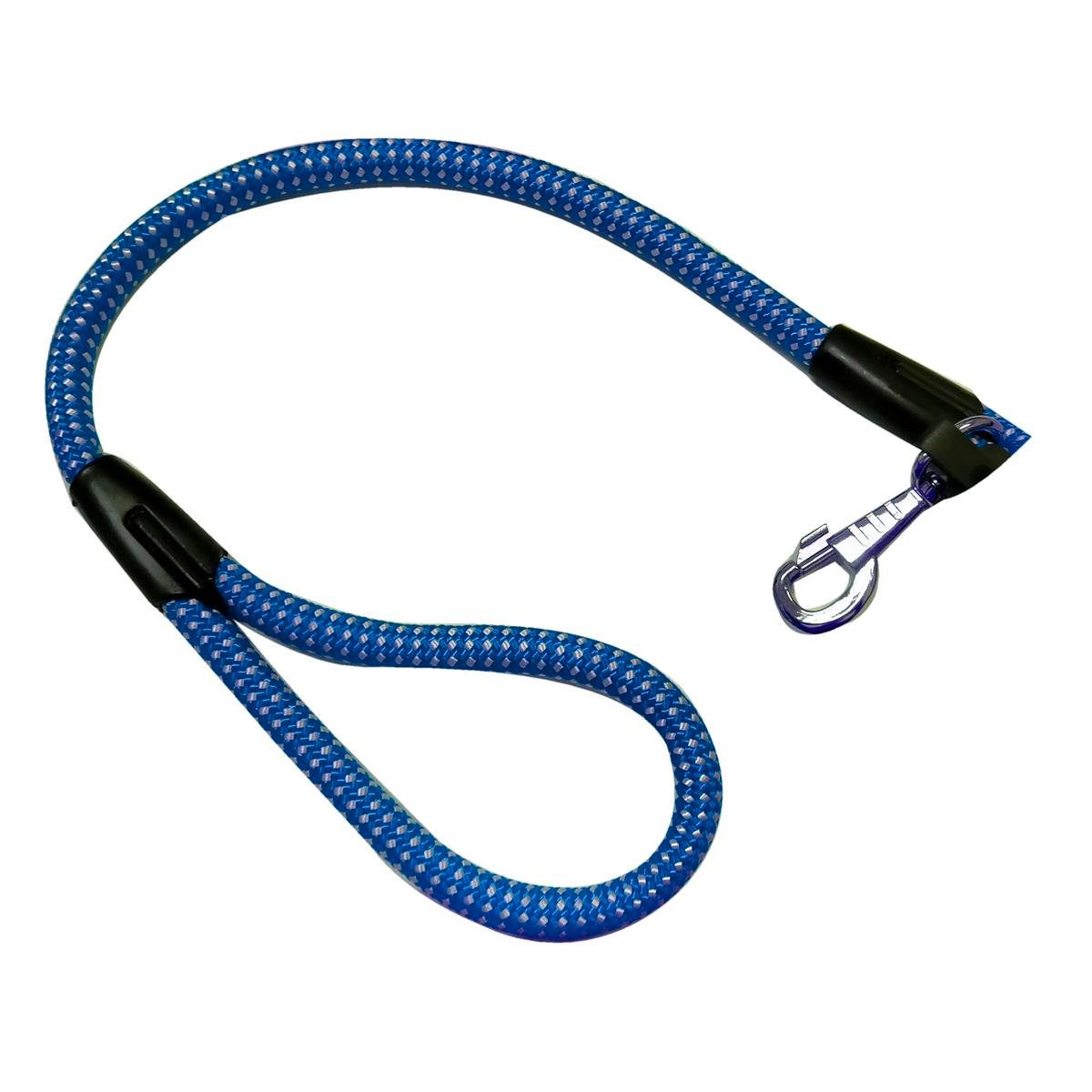 Keypet Tutmalı Fitil Köpek Gezdirme Tasması Mavi  1,3 mm x 60 cm