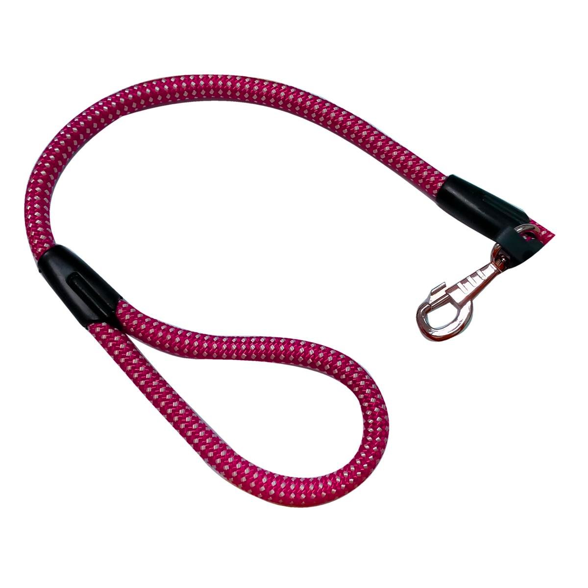 Keypet Tutmalı Fitil Köpek Gezdirme Tasması Kırmızı  1,3 mm x 60 cm