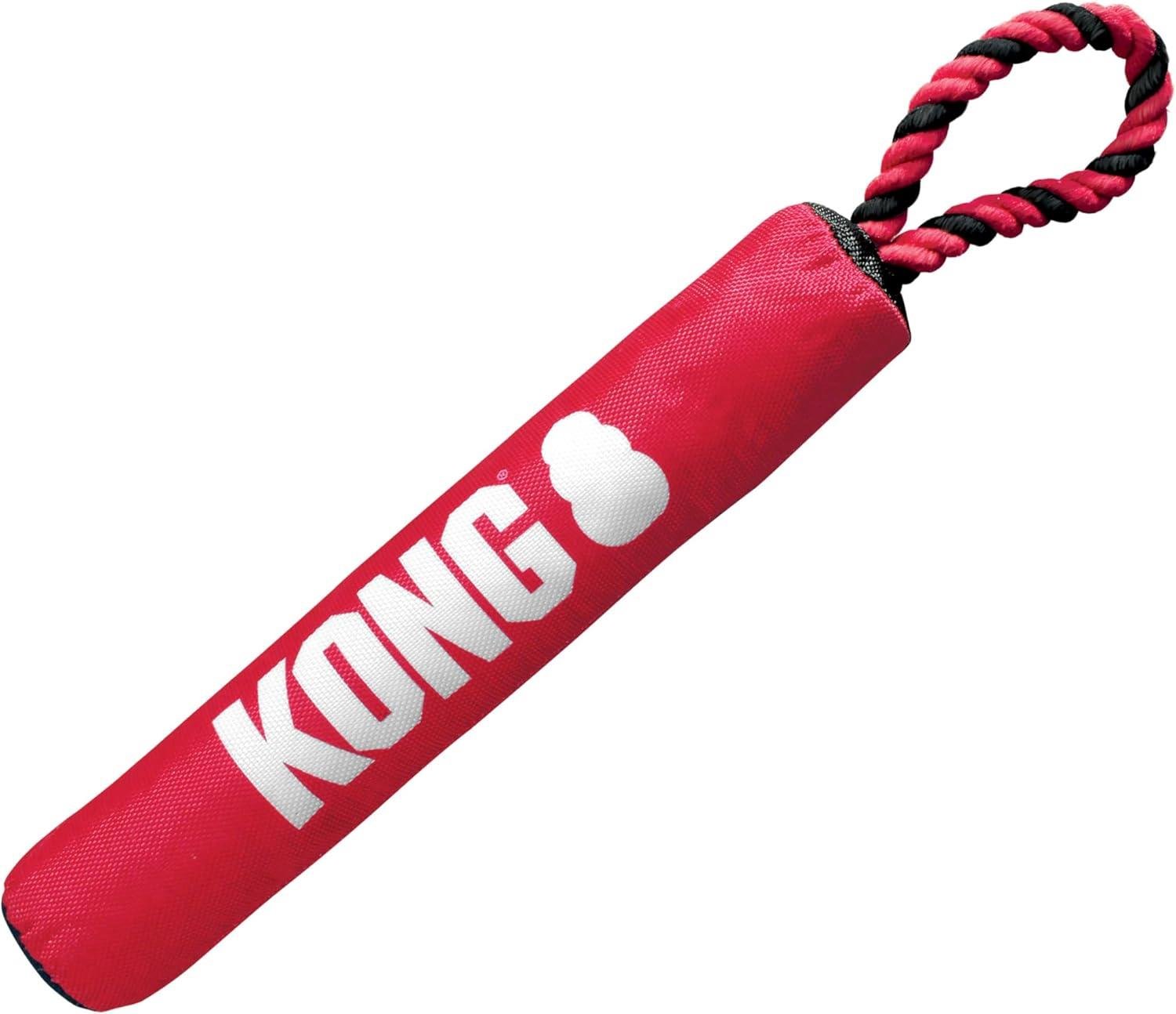 Kong Signature Stick Diş İpli Yastık Köpek Oyuncağı M