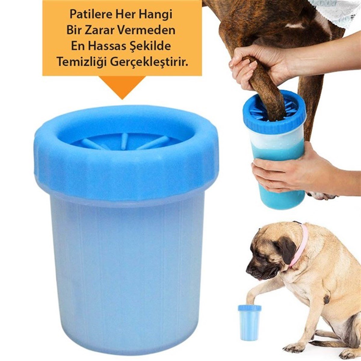 Köpek Pati Temizleme & Yıkama Aparatı Büyük Boy 