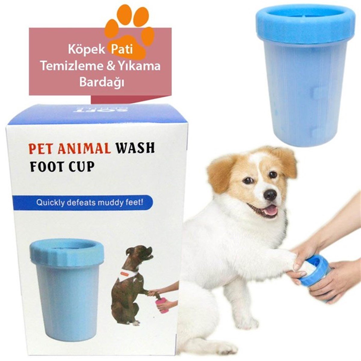 Köpek Pati Temizleme & Yıkama Aparatı Büyük Boy 
