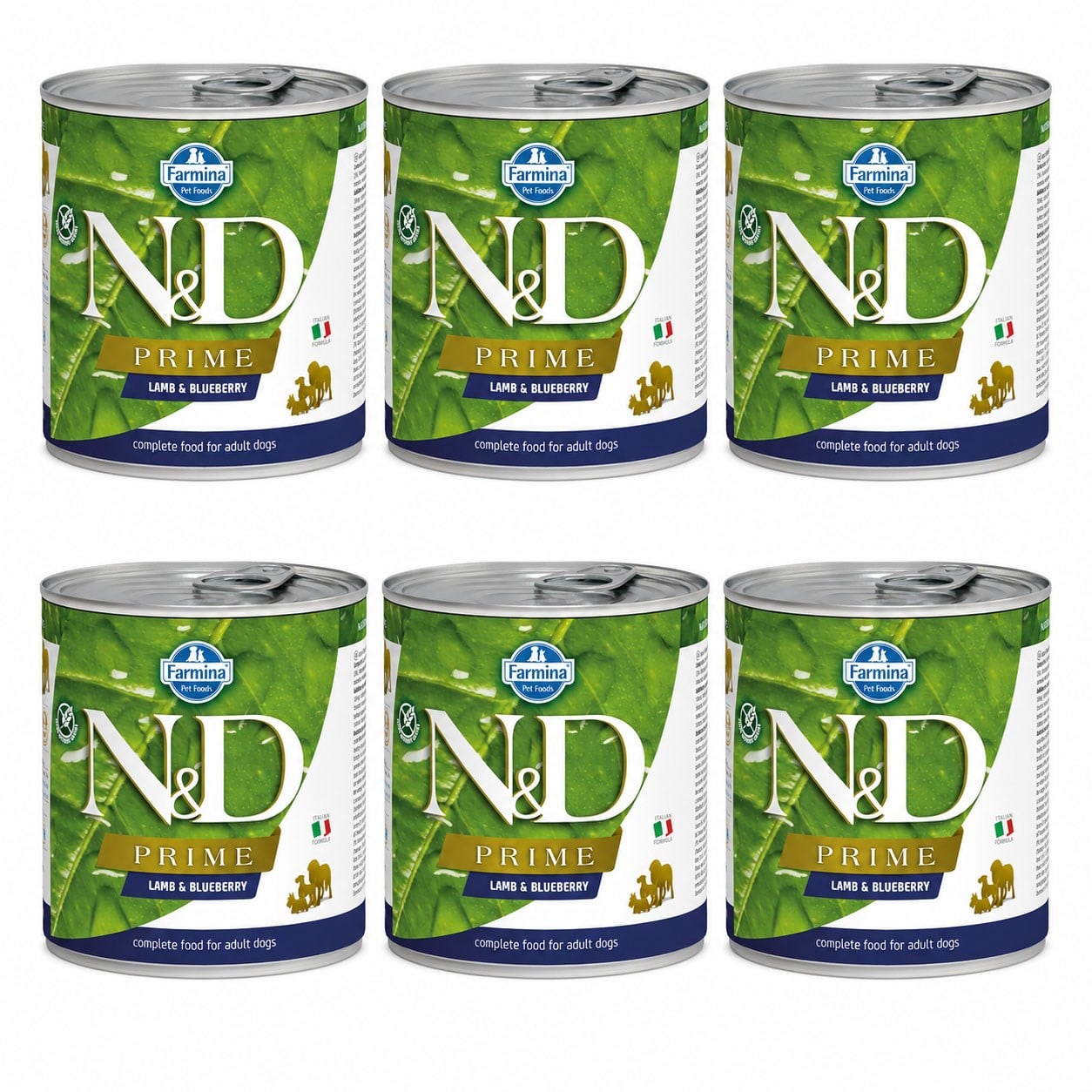 N&D Prime Yabanmersinli Ve Kuzulu Yetişkin Köpek Konservesi 285 gr (6 Adet)
