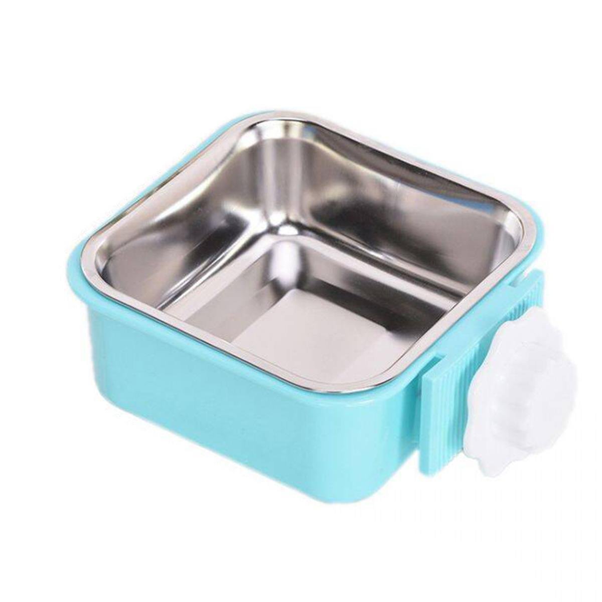 Nunbell Vidalı Kuş Yem Kabı 600 ml Mavi