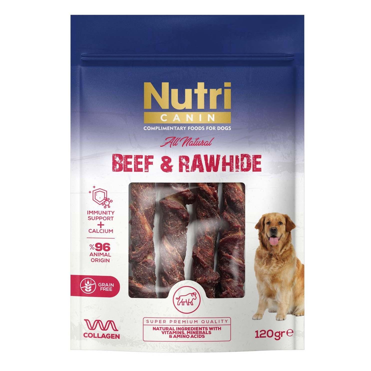 Nutri Canin Sığır Eti Sarılı Kemik Köpek Ödülü 120 gr