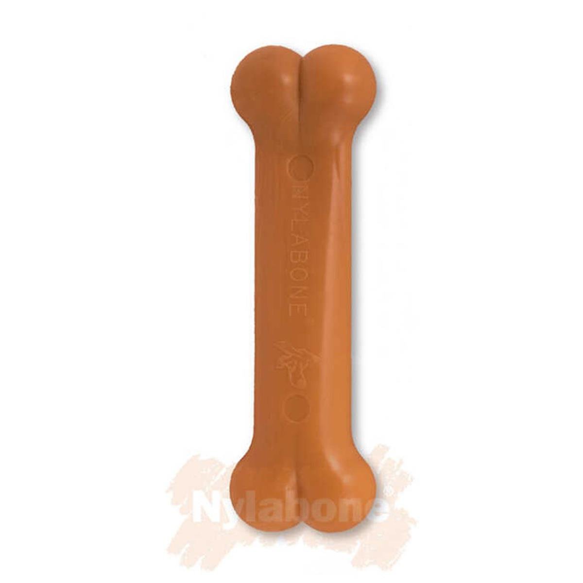 Nylabone Bacon Aromalı Kauçuk Sert Köpek Oyuncağı 14 cm (M)
