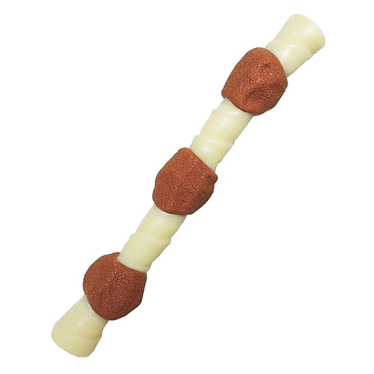 Nylabone Tavuk Aromalı Kauçuk Sert Şiş Kebap Köpek Oyuncağı 21 cm (L)