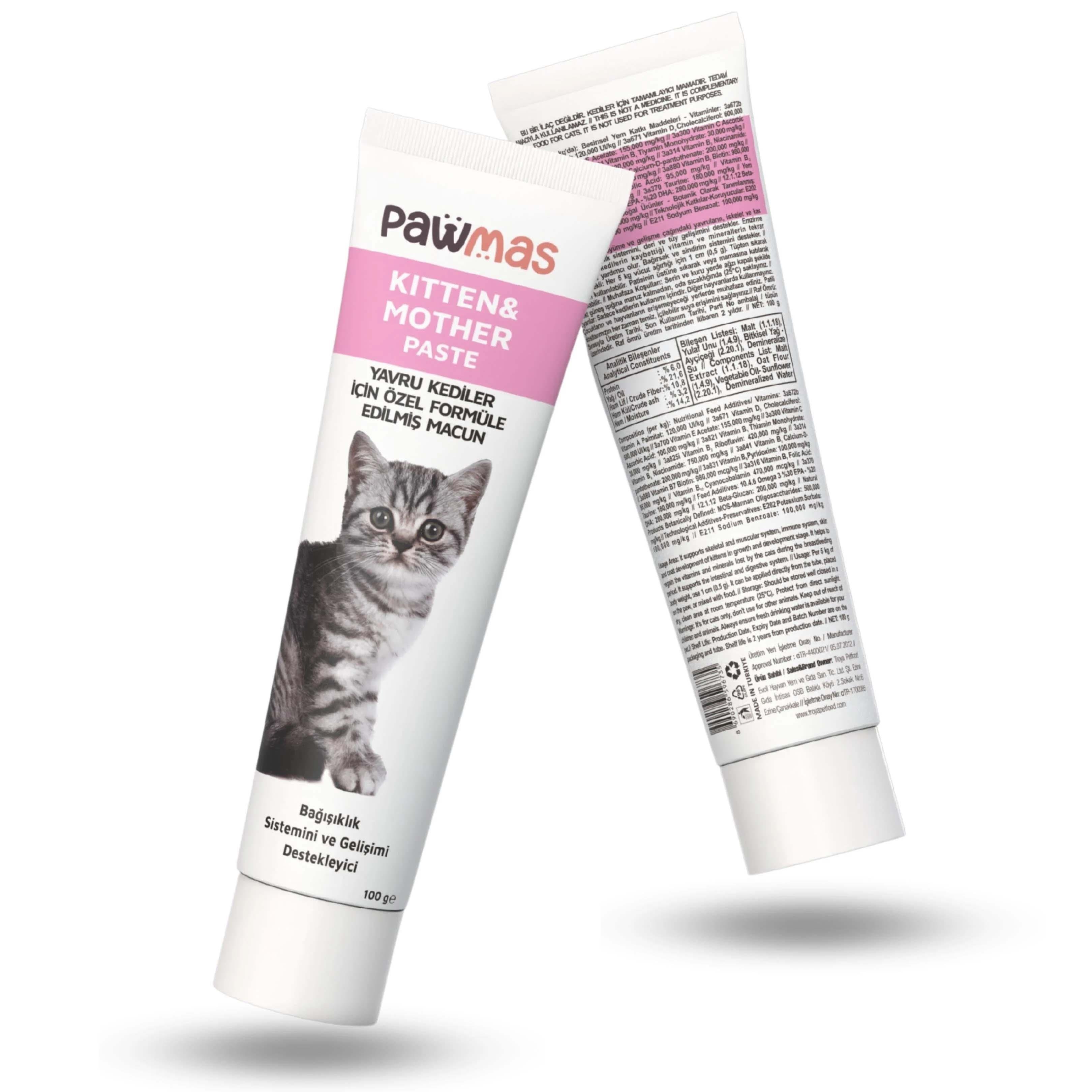 Pawmas Multivitamin Yavru Kedi Macunu 100 g