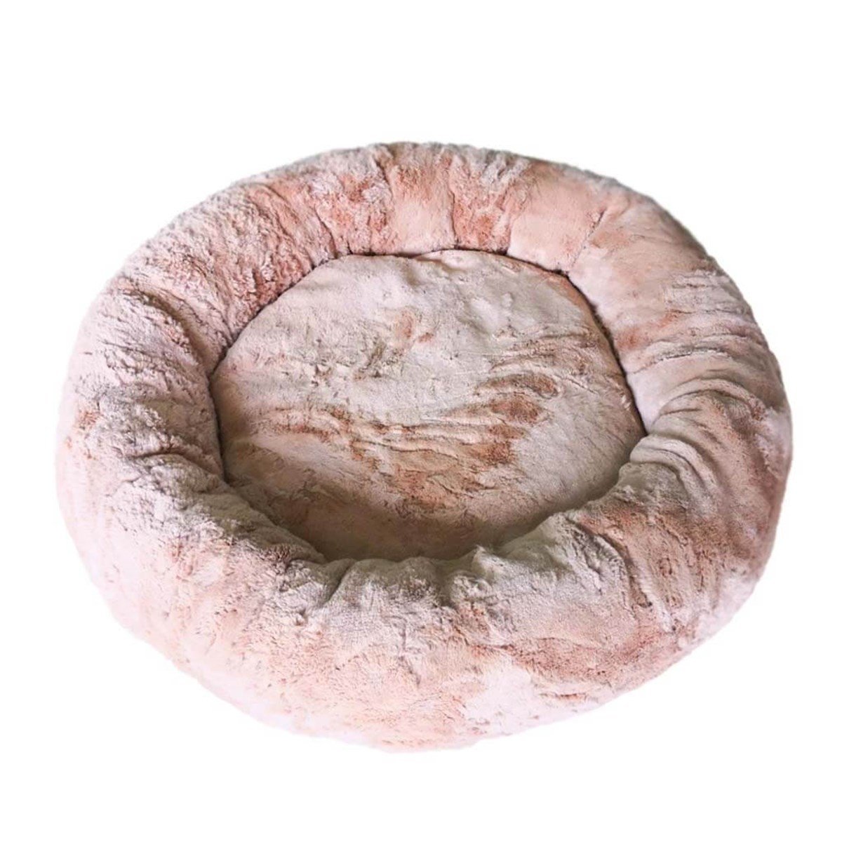 Peluş Silikon Elyaflı Kedi ve Köpek Yatağı  Krem 50 x 17 cm