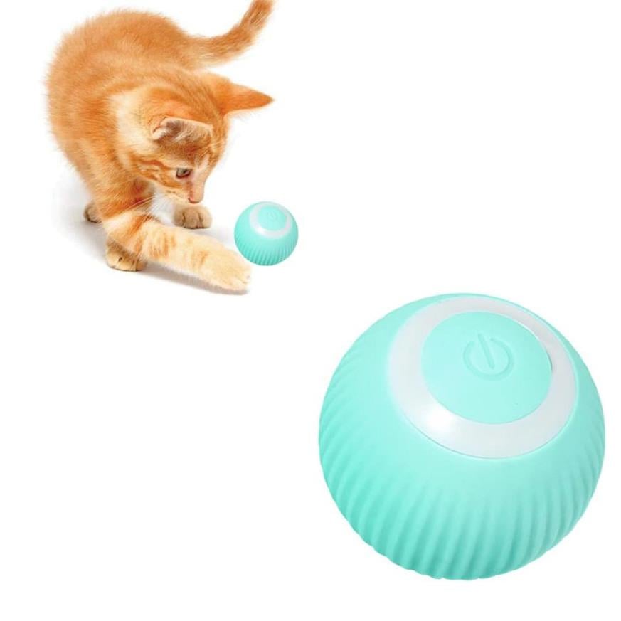 Pet Gravity USB Şarjlı Hareket Edebilen Top Kedi Oyuncağı 4 cm