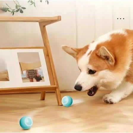 Pet Gravity USB Şarjlı Hareket Edebilen Top Kedi Köpek Oyuncağı 4 cm