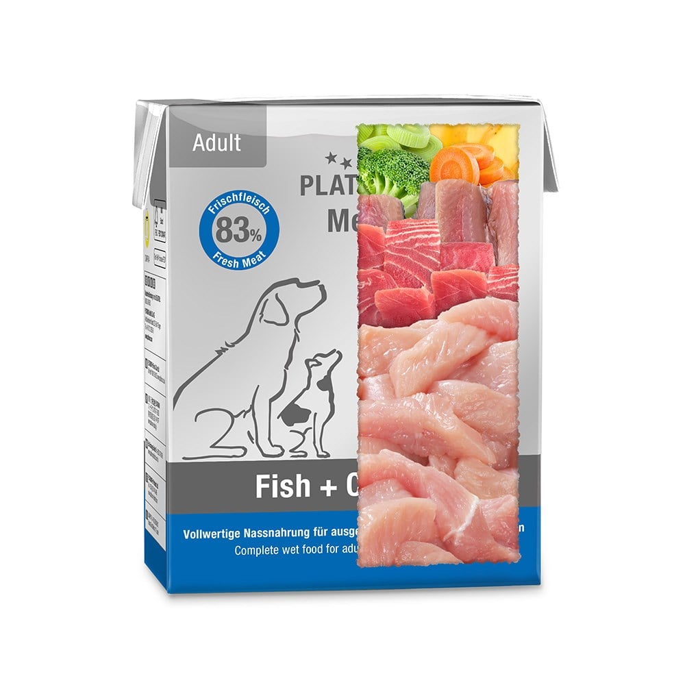 Platinum Balıklı ve Tavuklu Yaş Köpek Maması 375 Gr