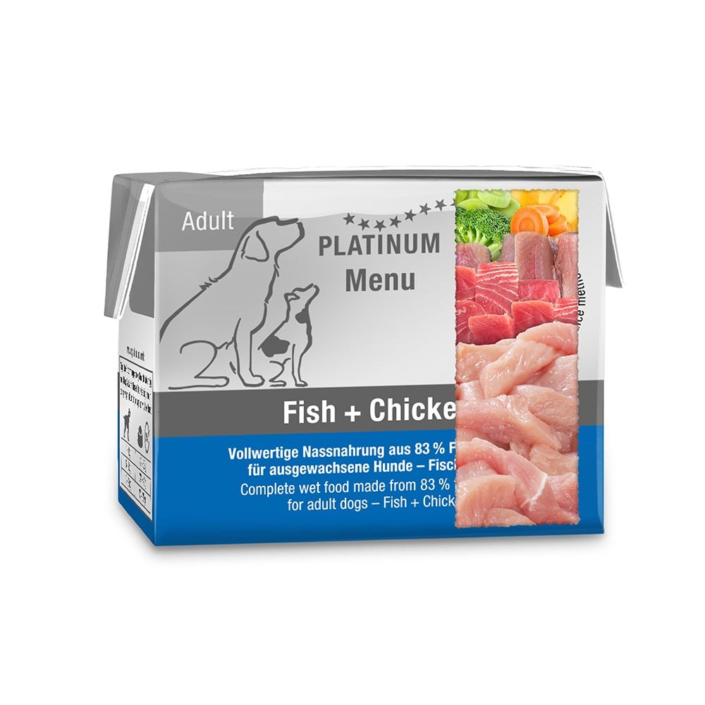 Platinum Balıklı ve Tavuklu Yaş Köpek Maması 90 Gr