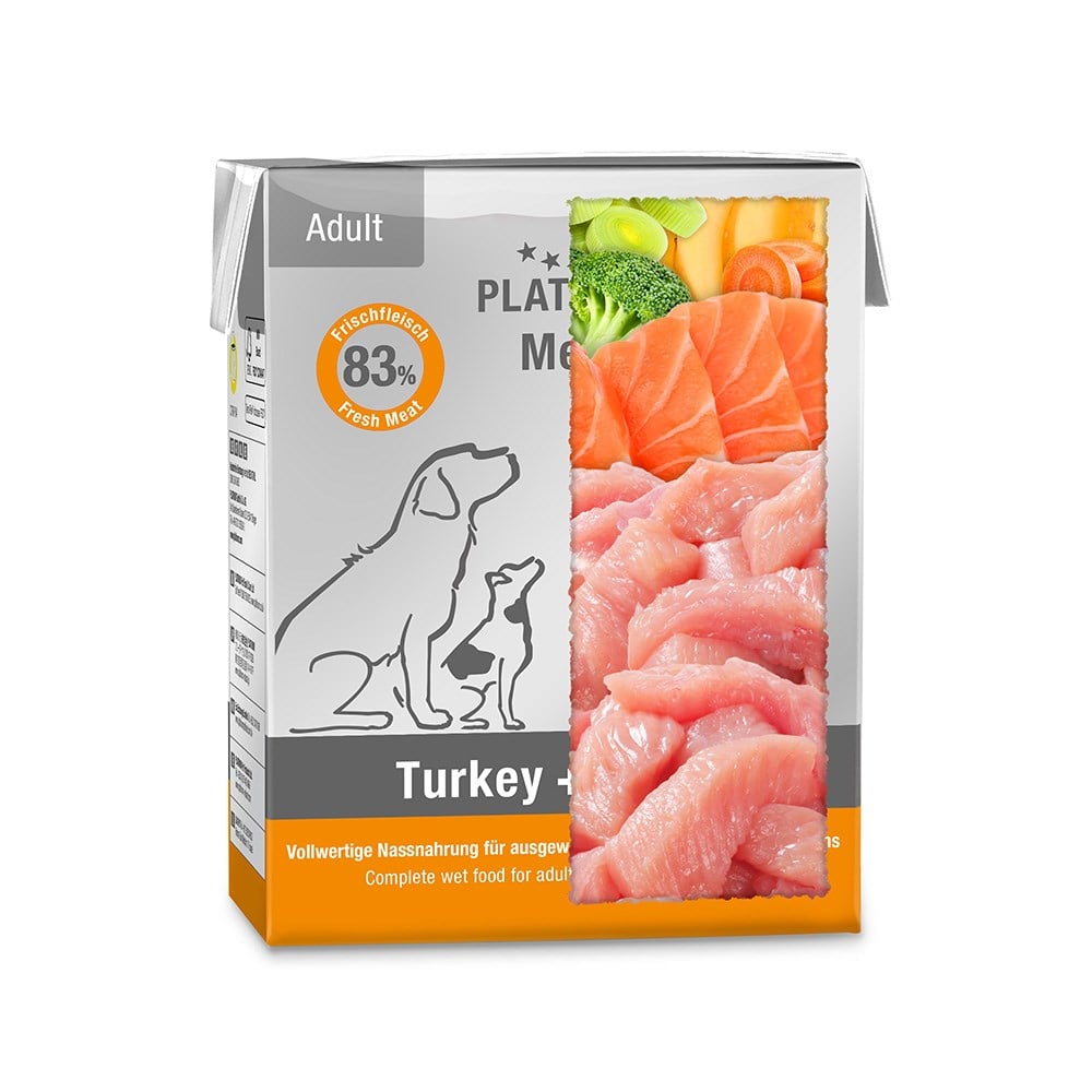 Platinum Hindili ve Somonlu Yaş Köpek Maması 185 Gr