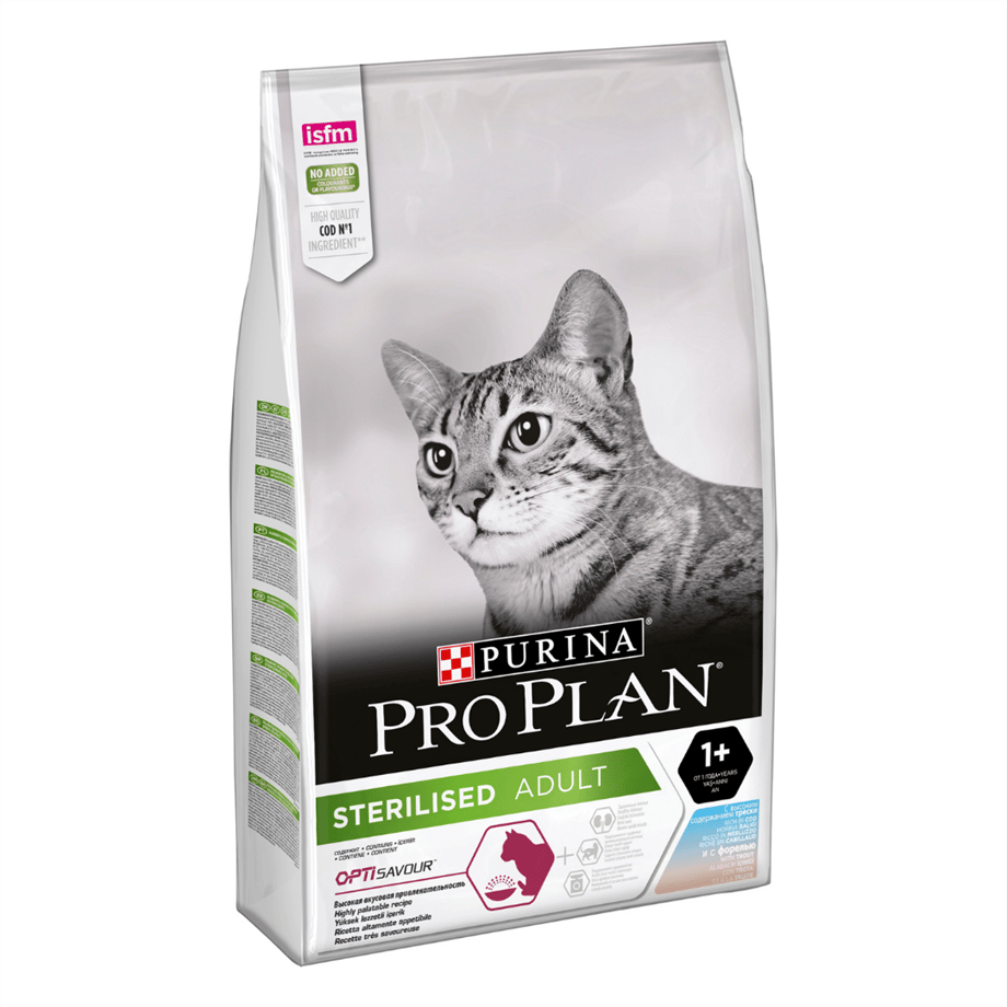 Proplan Sterilised Morina Balıklı Kısırlaştırılmış Kedi Maması 10 Kg