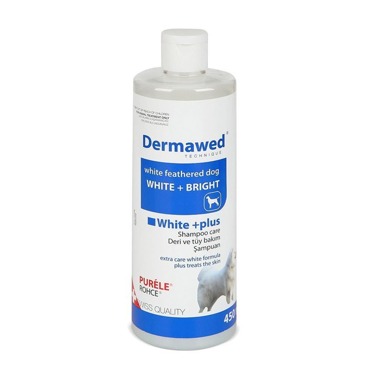 Purele Dermawed Beyaz Tüylü Kedi ve Köpek Şampuanı 450 ml