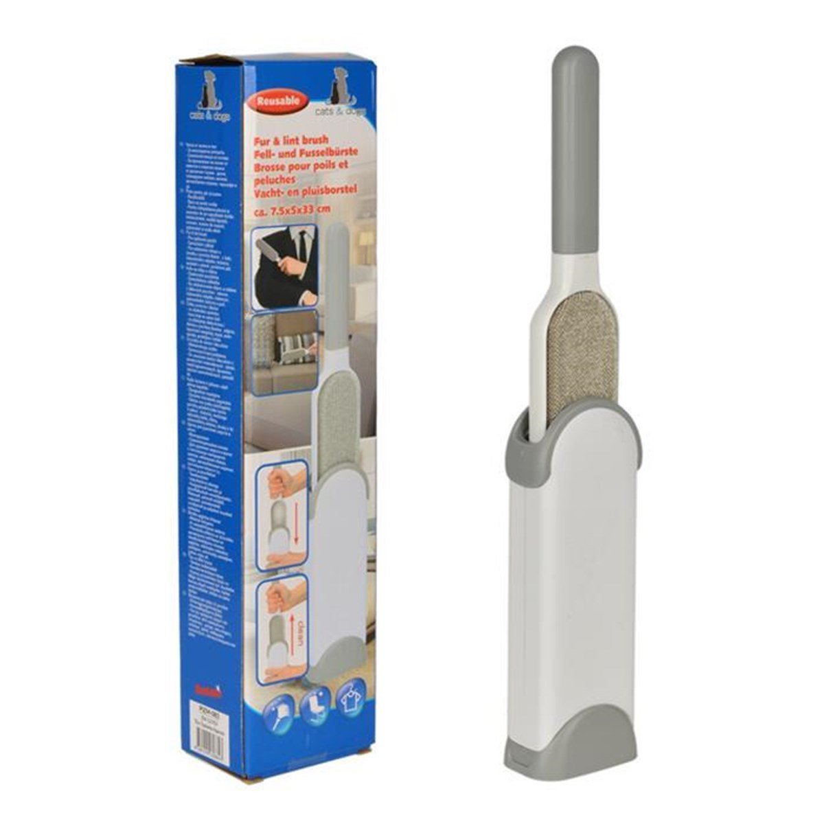 Reusable Kedi Ve Köpek Tüy Toplama Fırçası
