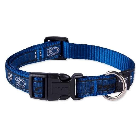 Rogz Fancy Nawy Paw Köpek Boyun Tasması (M) Lacivert 26 - 40 cm
