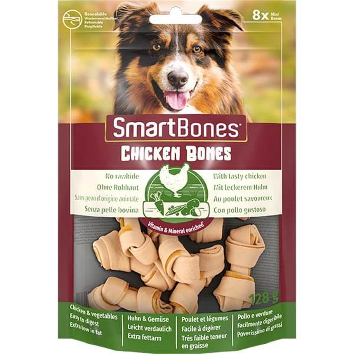 Smart Bones Chicken Tavuklu Küçük Irk Köpek Ödülü  8 Adet