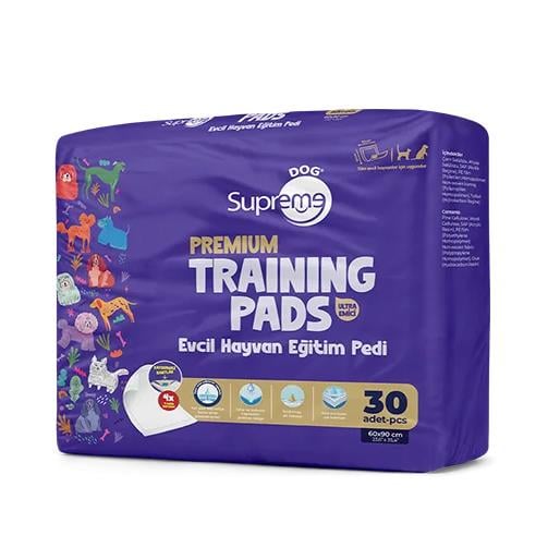 Supreme Dog Premium Eğitim Köpek Çiş Pedi 30 Adet (60x90 cm)