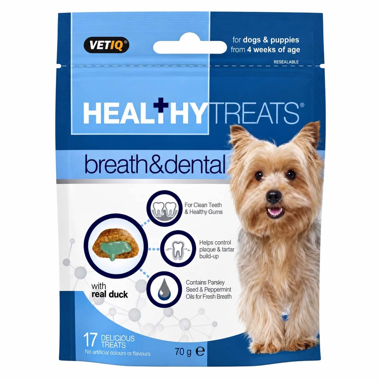 VETIQ Breath Dental Ağız Bakımı Köpek Ödülü 70 g