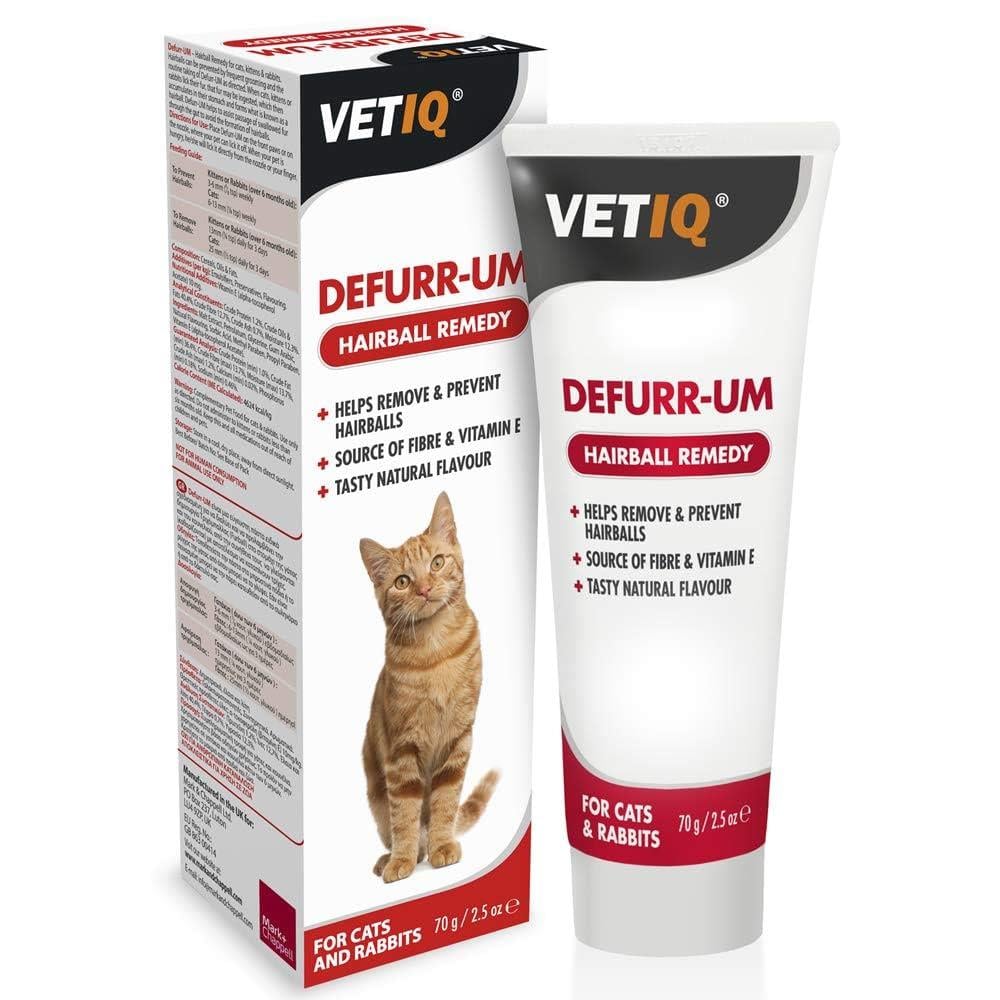VETIQ Defurr-Um Anti Hairball Malt Soft Extra Tüy Yumaği Attıran Kedi Macunu 70 g
