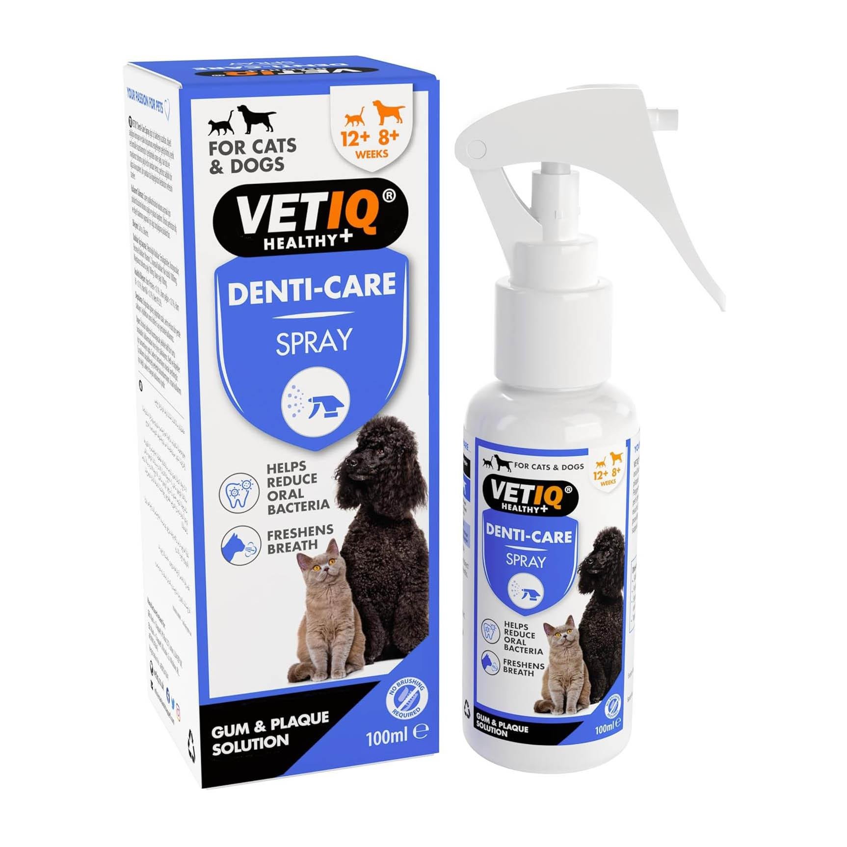 VetIQ Denti Care Kedi Köpek Tartar Plak Önleyici Diş Bakım Spreyi 100 Ml
