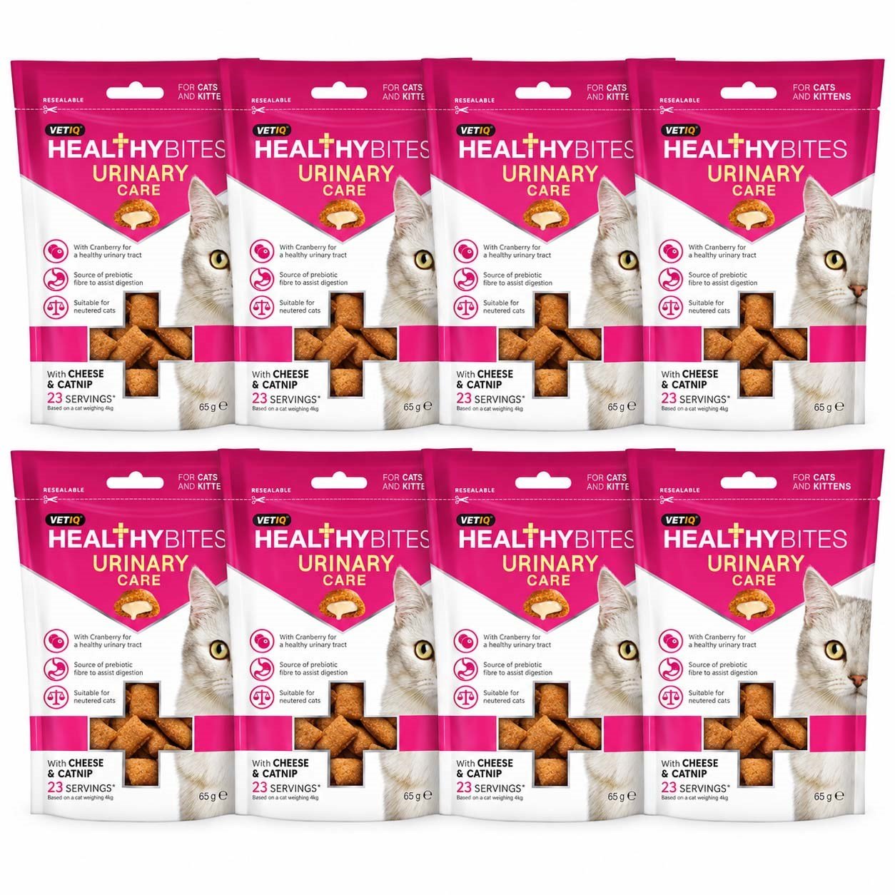 VETIQ Urinary Care İdrar Yolu Destekleyici Kedi Ödülü 65 g (8 Adet)
