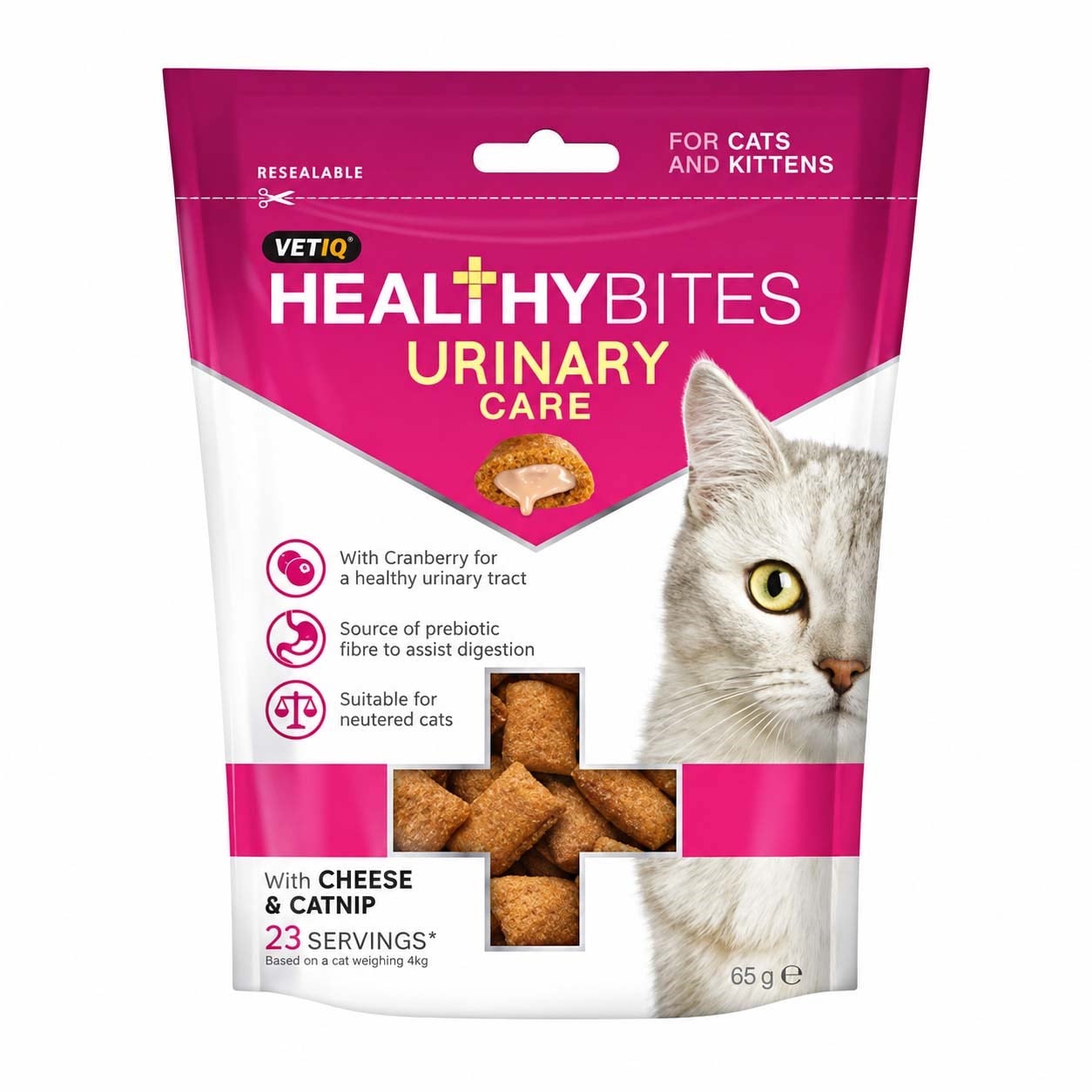 VETIQ Urinary Care İdrar Yolu Destekleyici Kedi Ödülü 65 g