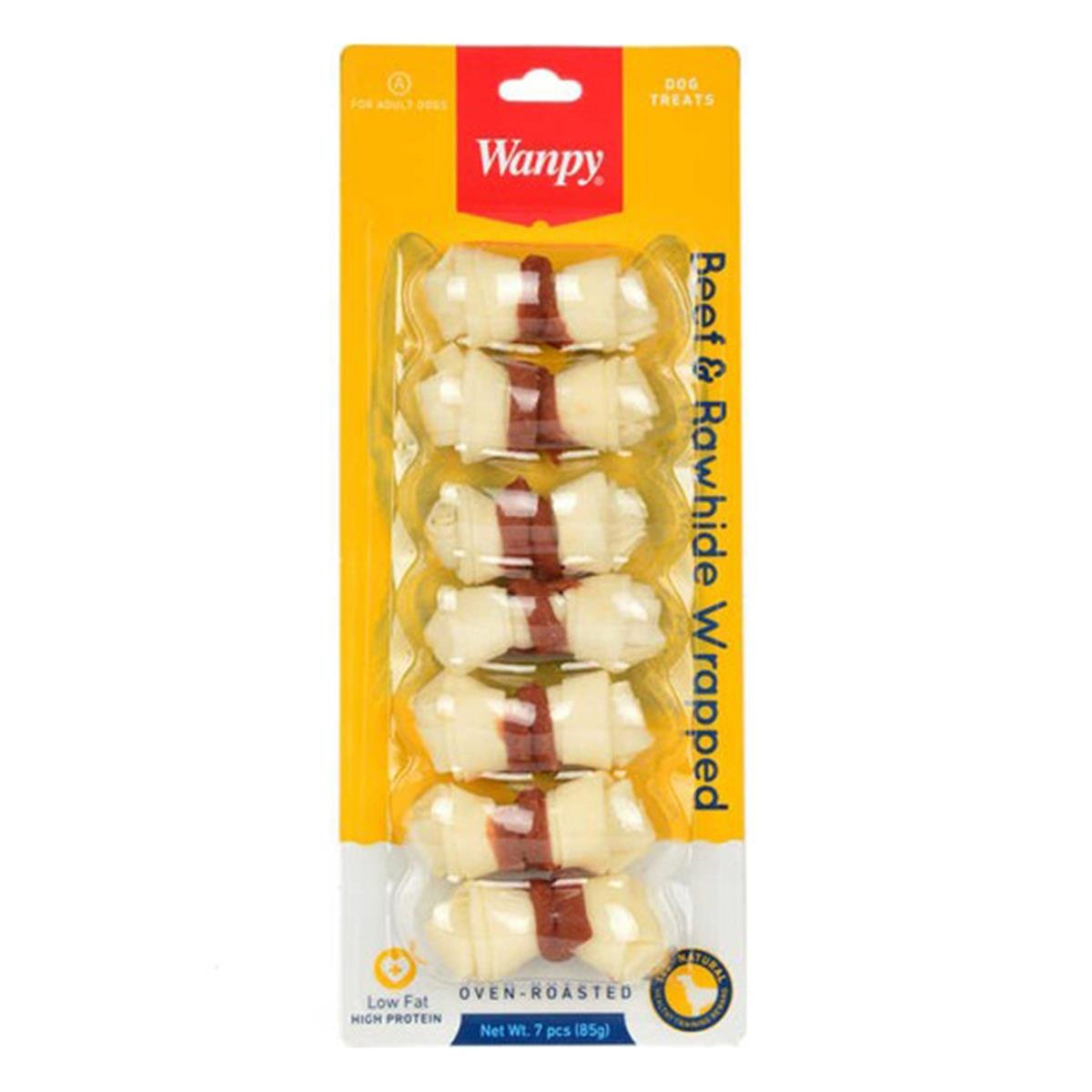Wanpy Biftek Sarılı Sütlü Kemik Köpek Ödülü 85 g