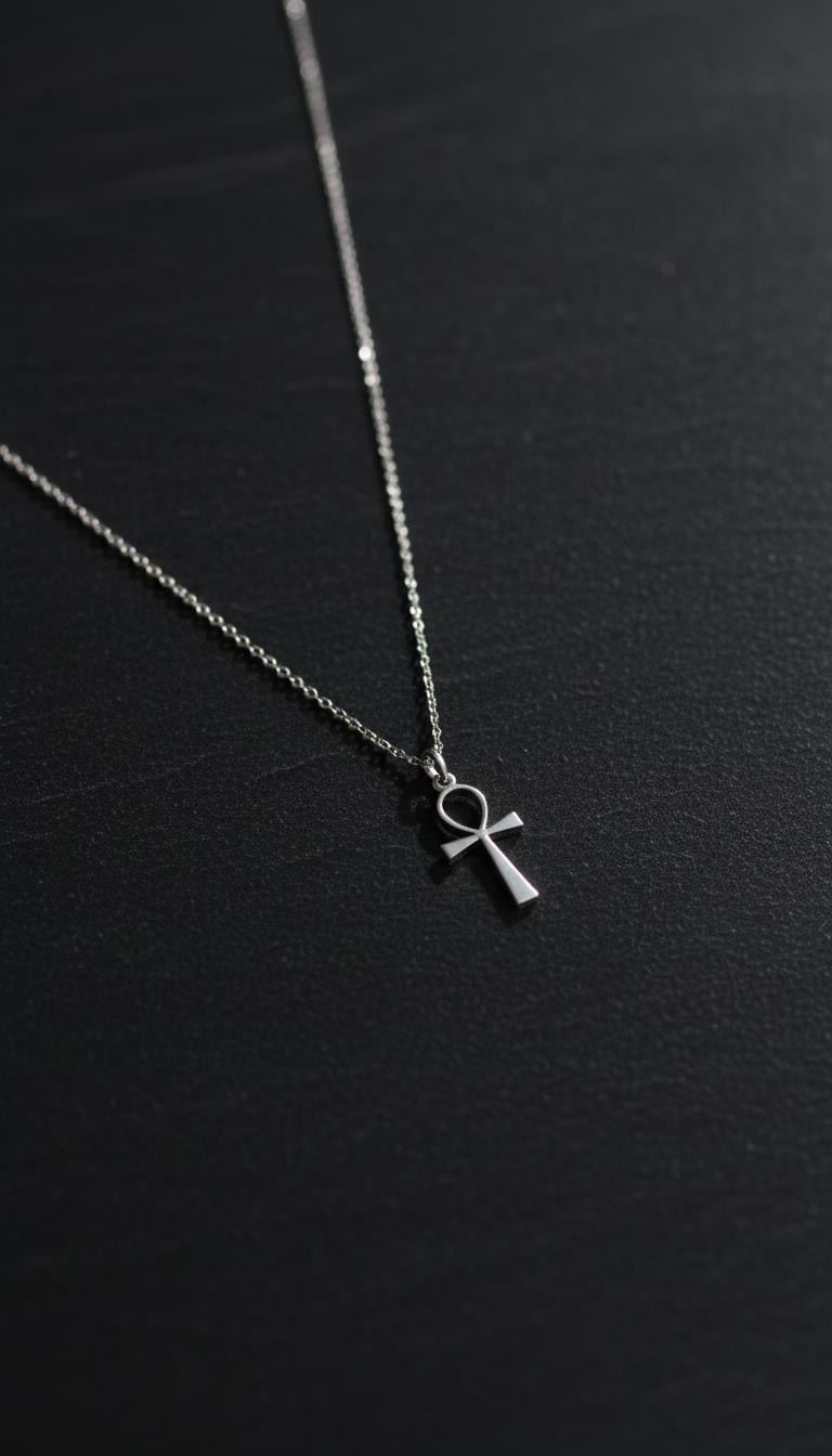 Ankh (Ra) Gümüş Kolye