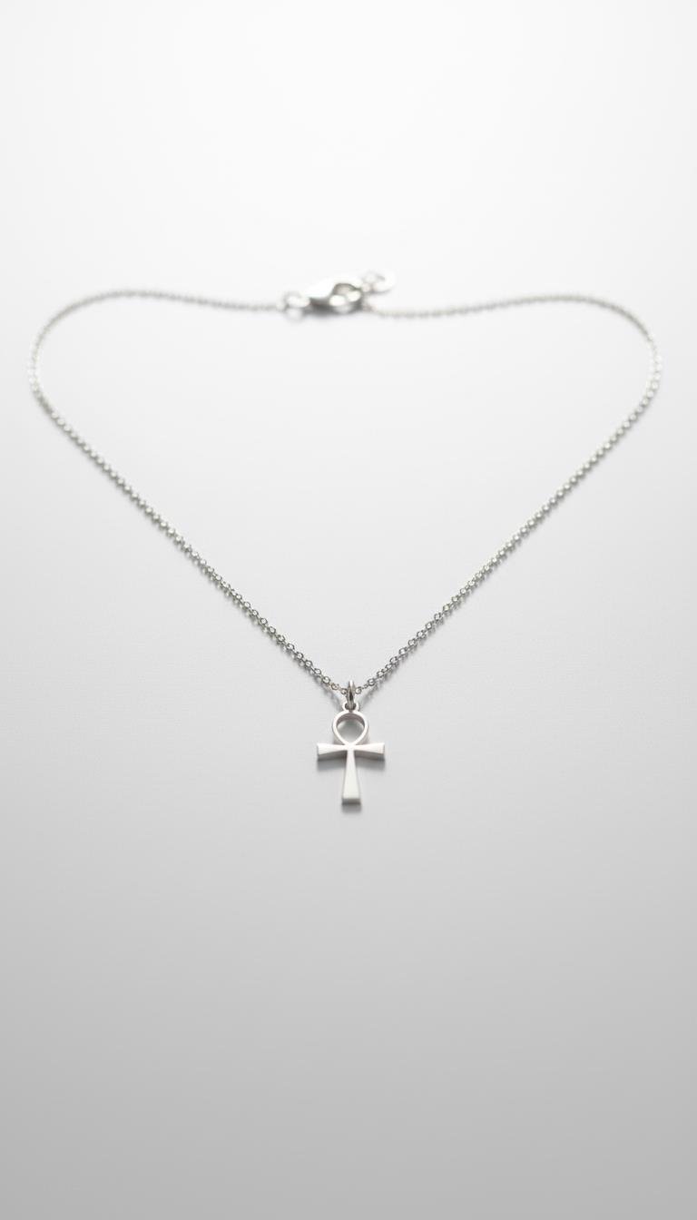 Ankh (Ra) Gümüş Kolye