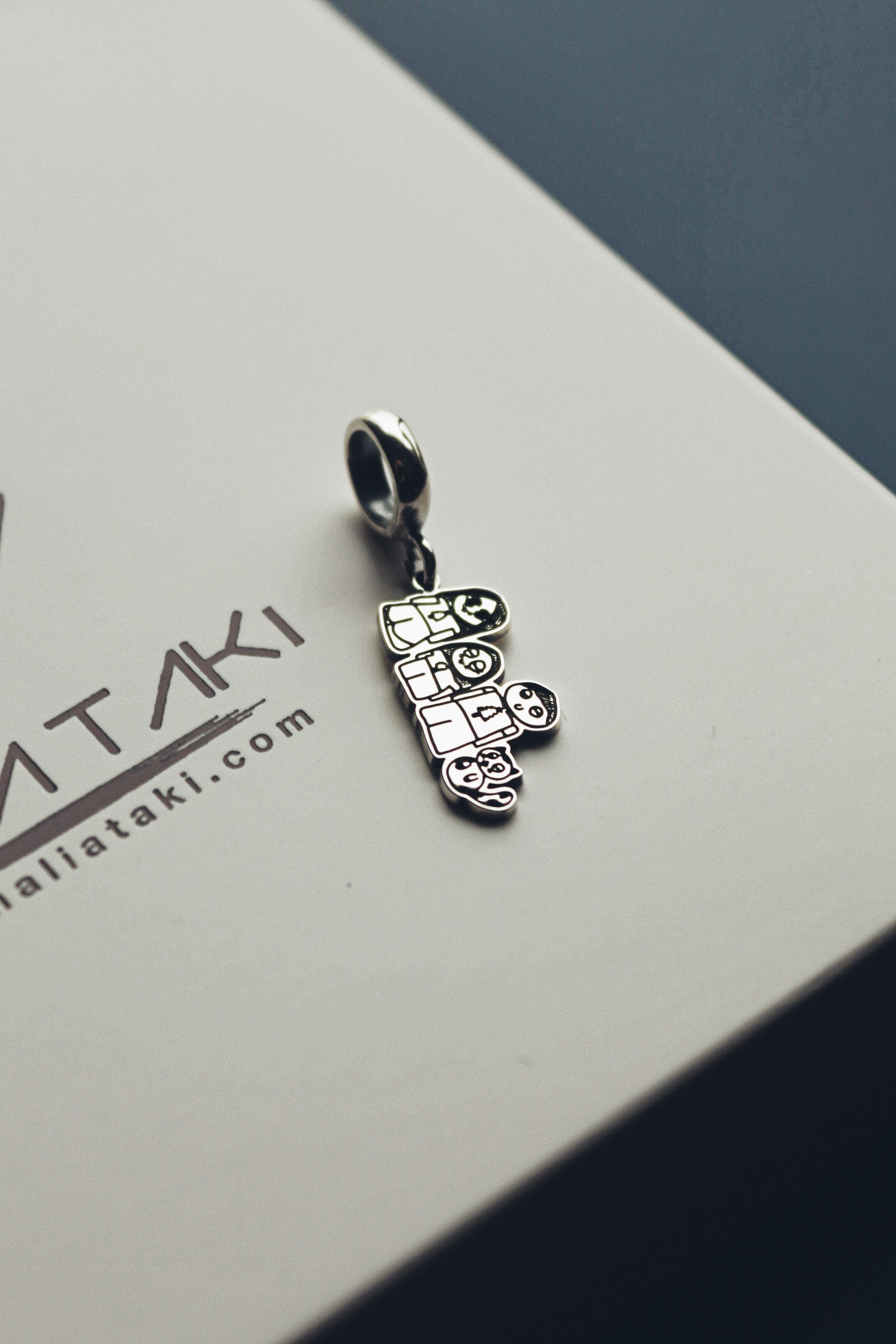 Çizim Gümüş charm (Pandora)