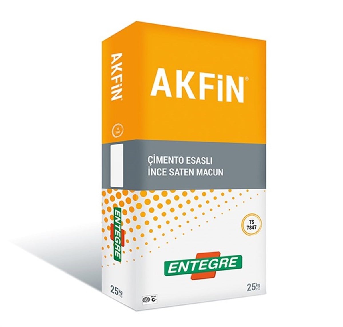 ENTEGRE AKFIN BEYAZ 25 KG  (INCE SATEN MACUNU)