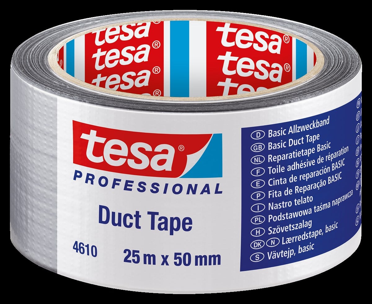 TESA 4610 DUCT TAPE GRI 25MX50MM