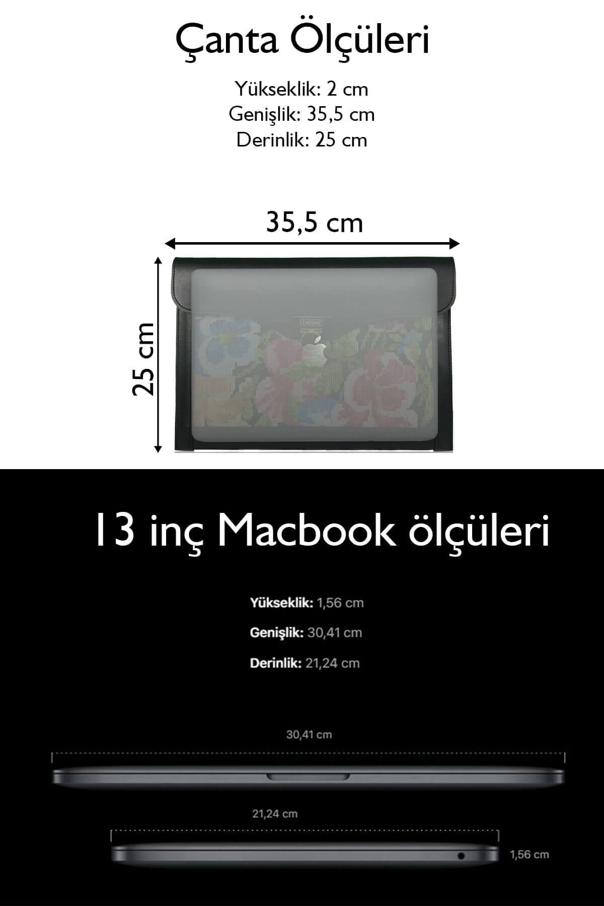13 inç MACBOOK ÇANTASI KIRMIZI M032001-2
