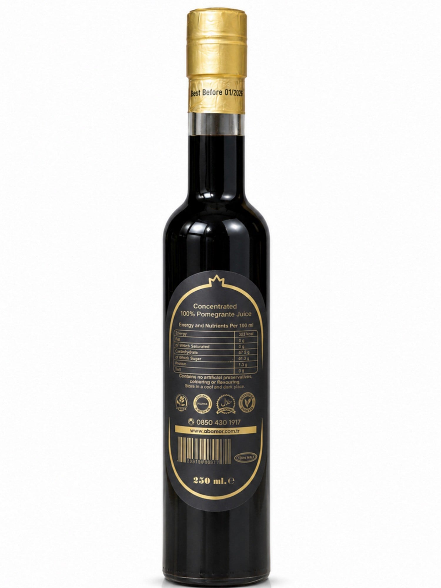 Abamor Nar Pekmezi 250 Ml Özel Cam Şişe