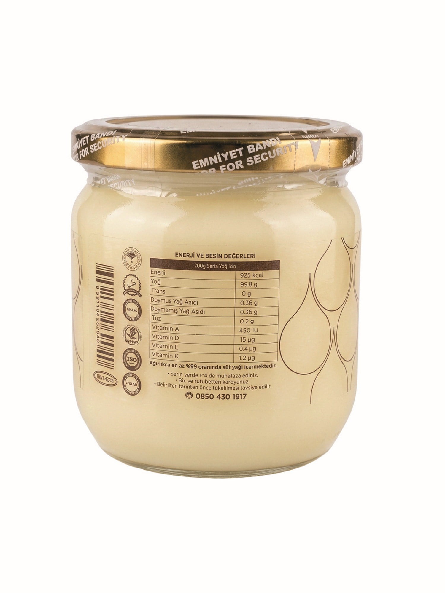 Abamor Sade Yağ 370Gr