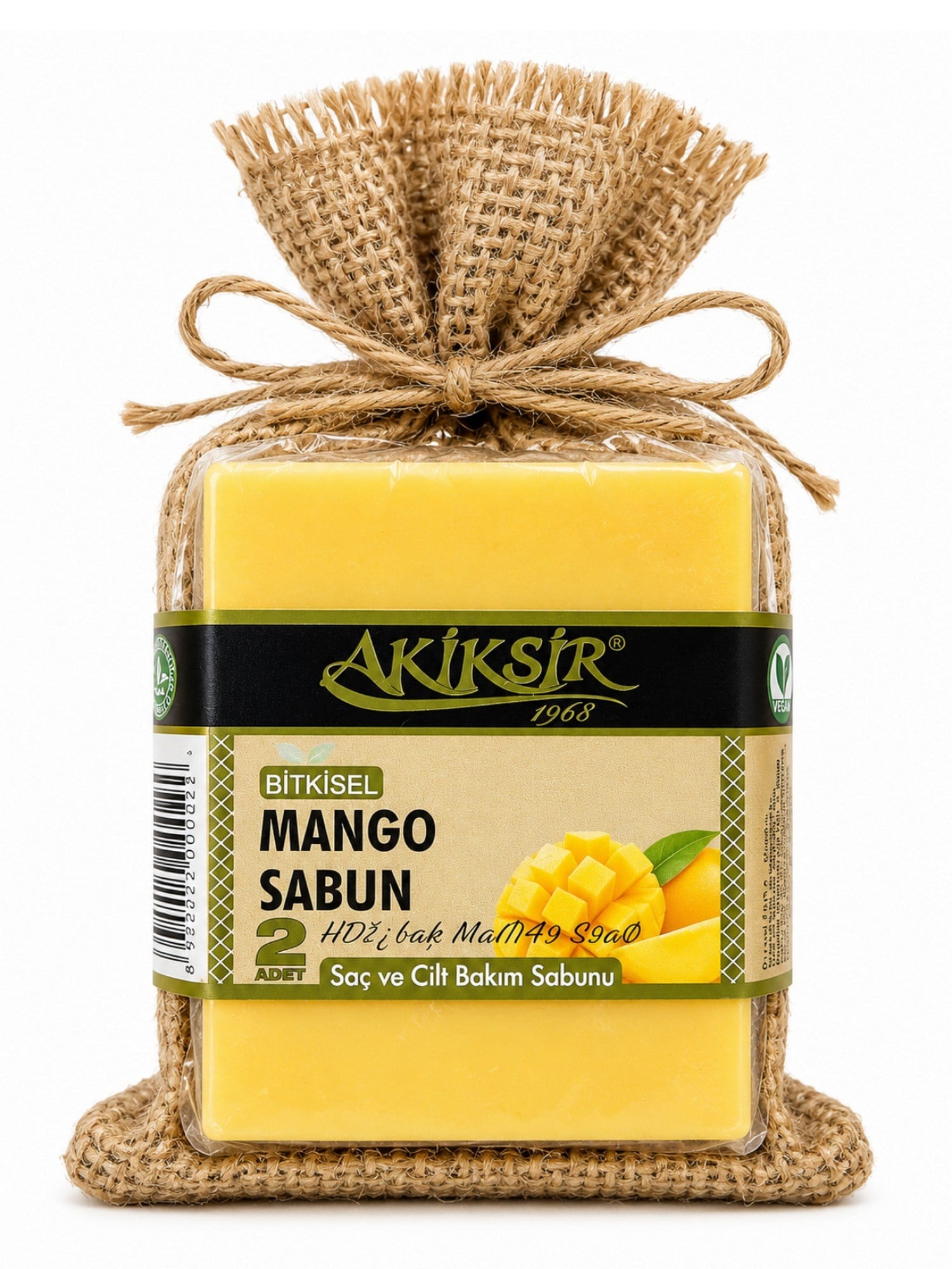 Akiksir Mango Özlü Bitkisel Sabun