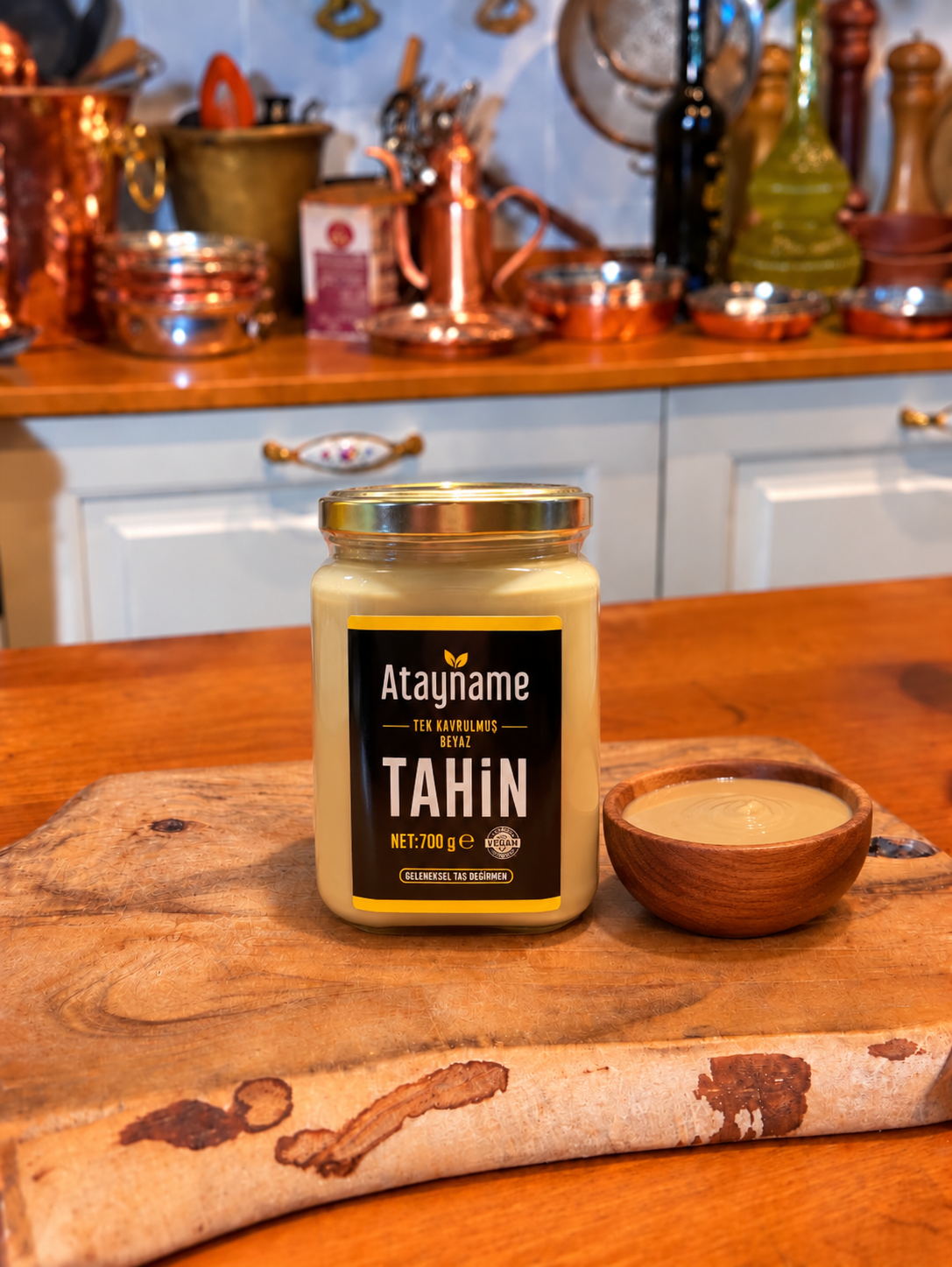 Atayname Tek Kavrulmuş Beyaz Tahin 700 G