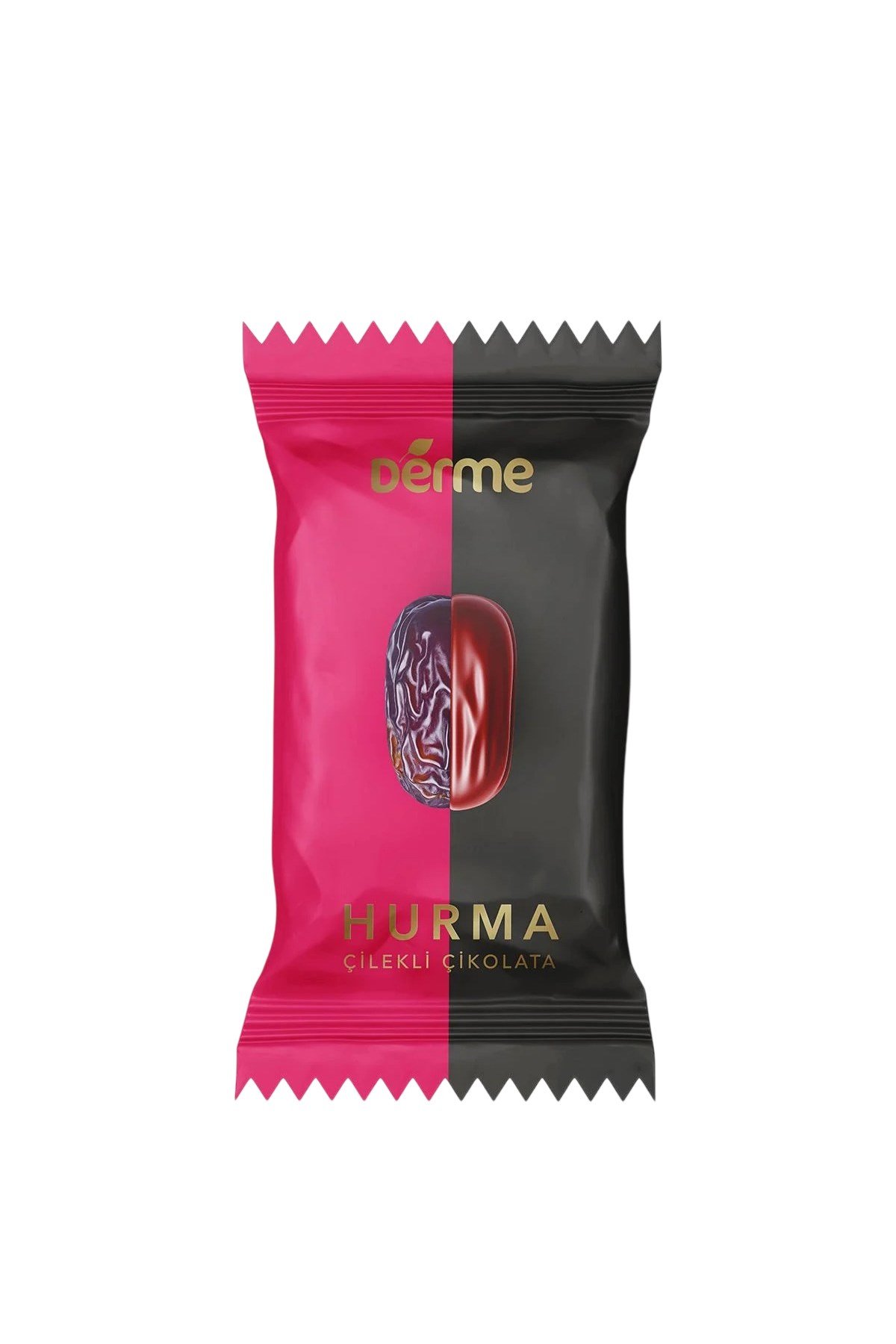 Derme Hurma - Çikolata Kaplı - Karma ( Bitter - Sütlü - Beyaz Karamel - Çilek - Kıtır ) - 300 Gr