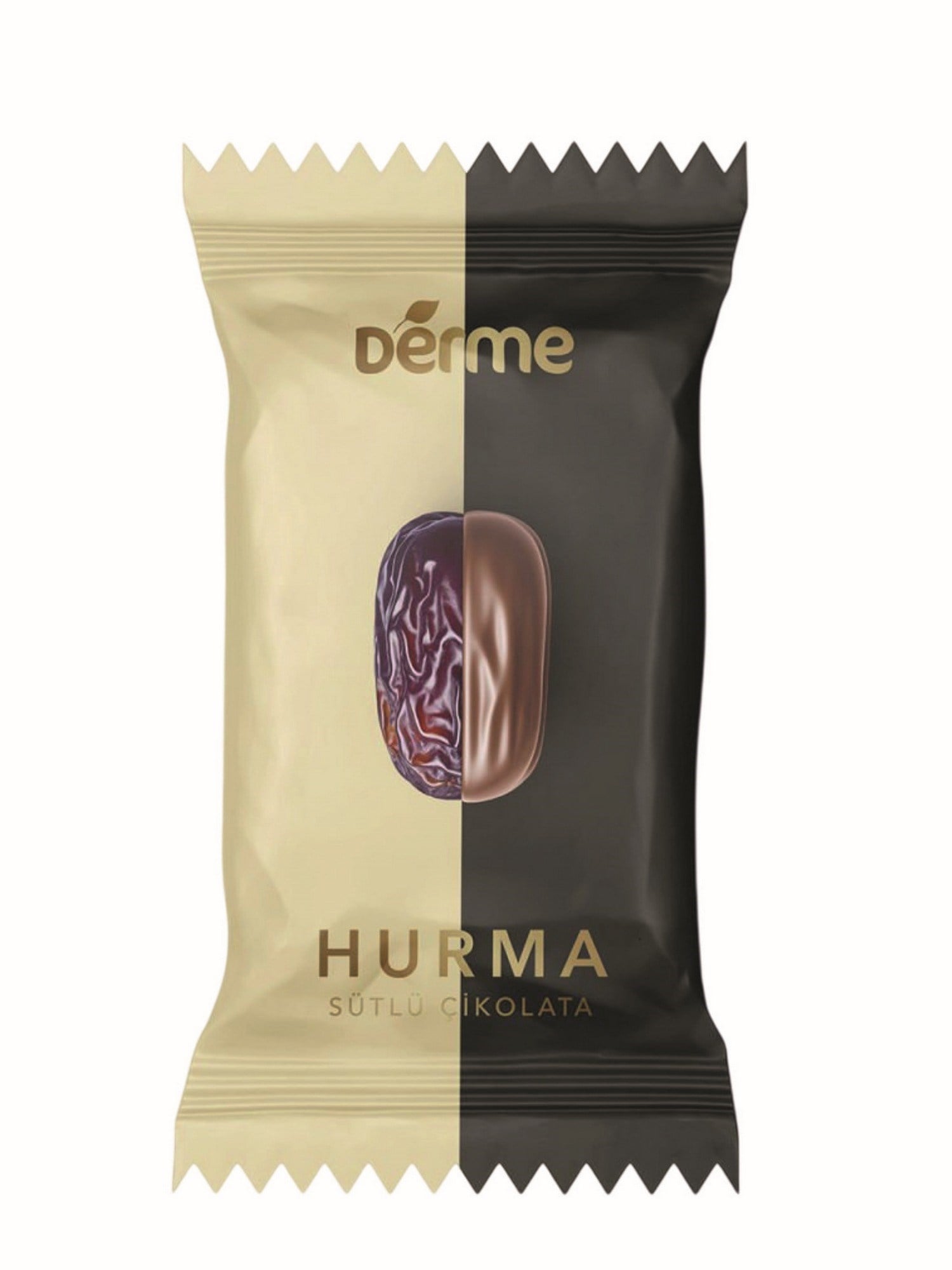 Hurma - Çikolata Kaplı - Karma ( Bitter - Sütlü - Beyaz Karamel - Çilek - Kıtır ) - 300 Gr