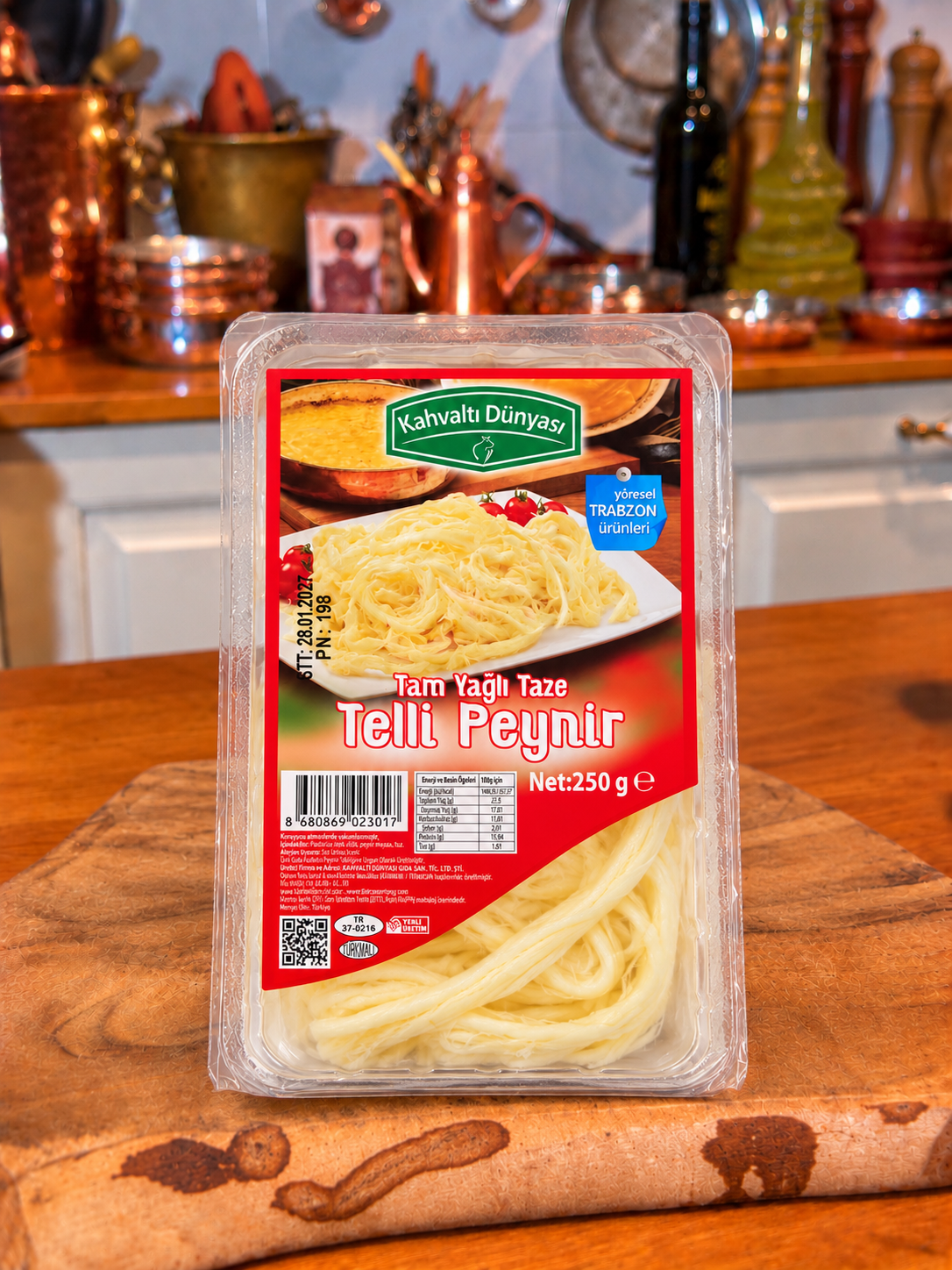 Kahvaltı Dünyası Tam Yağlı Taze Telli Peynir 250 Gr