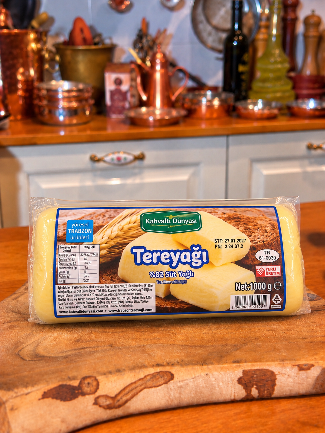 Kahvaltı Dünyası Trabzon Tereyağı 1000 Gr