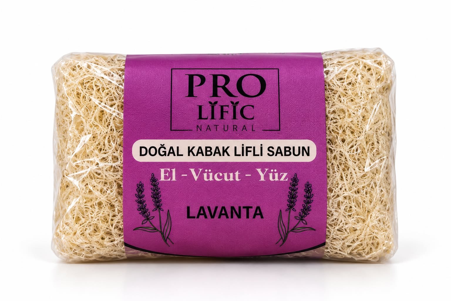 Pro Lific Natural Lavantalı Doğal Kabak Lifli Sabun