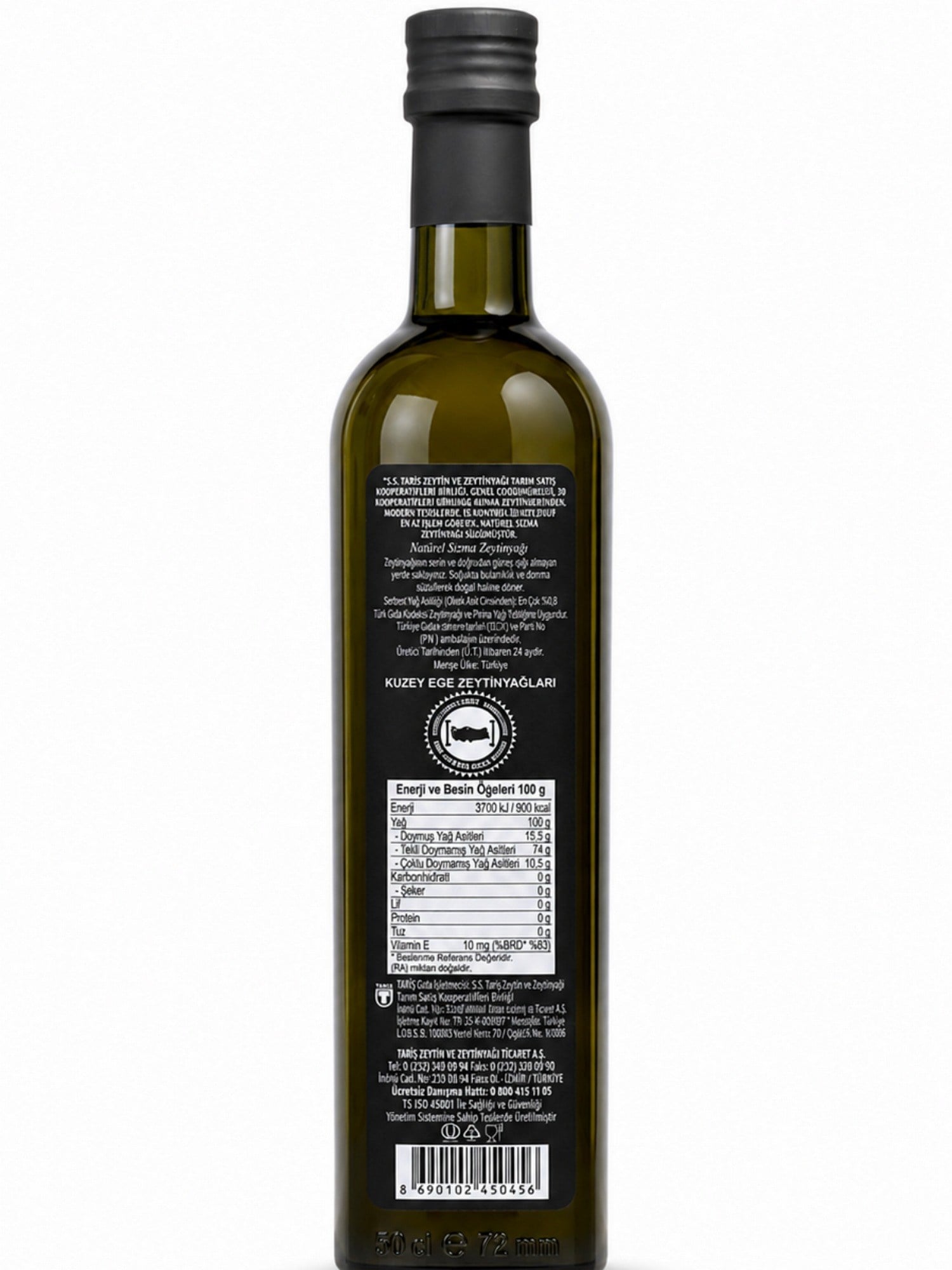 Tariş Kuzey Ege Natürel Sızma Zeytinyağı 500 Ml