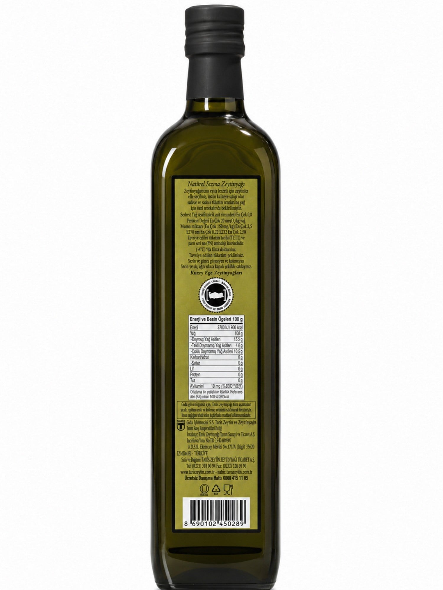 Tariş Kuzey Ege Natürel Sızma Zeytinyağı 750 Ml