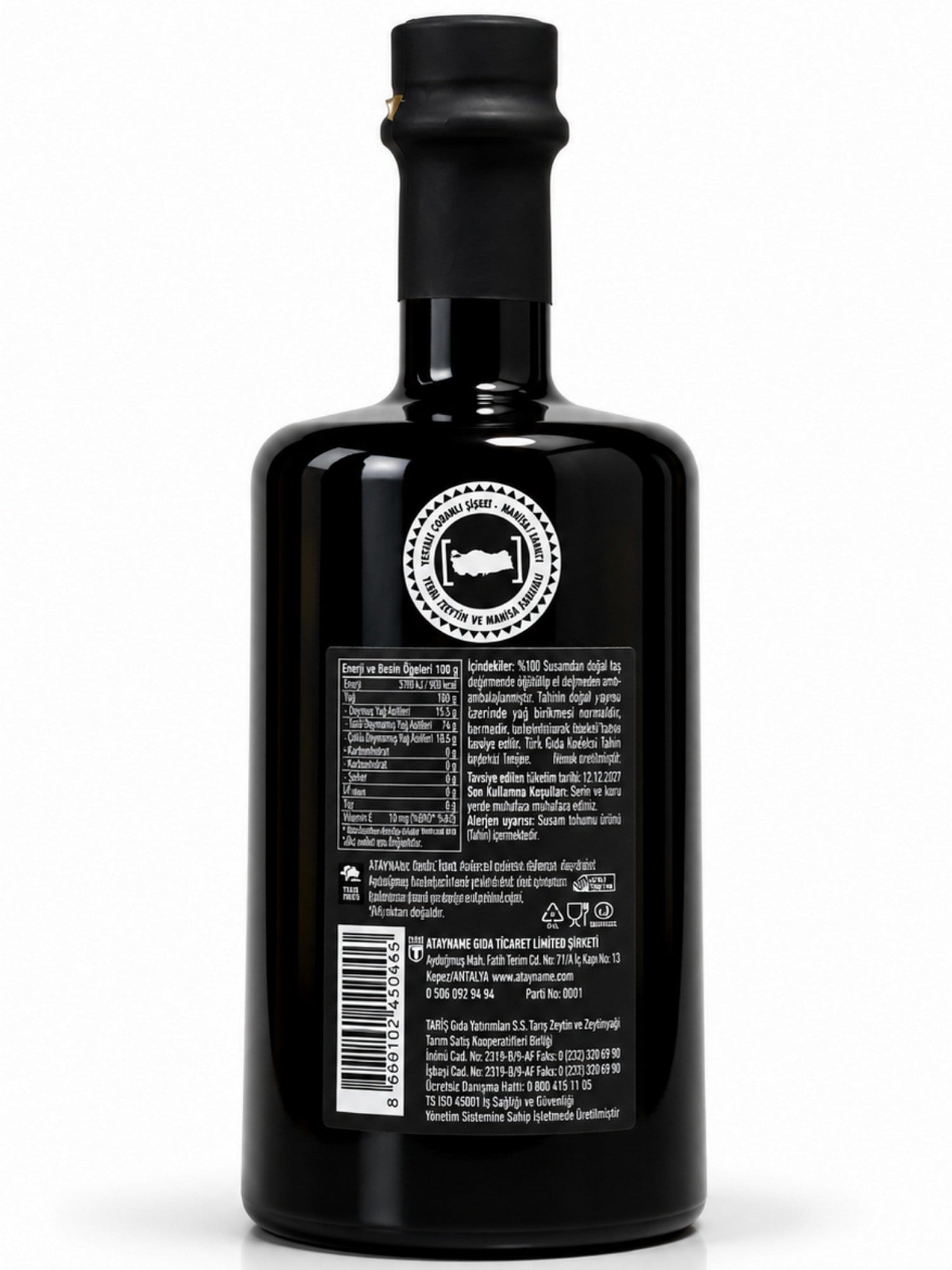 Tariş Organik Natürel Sızma Zeytinyağı 500 Ml