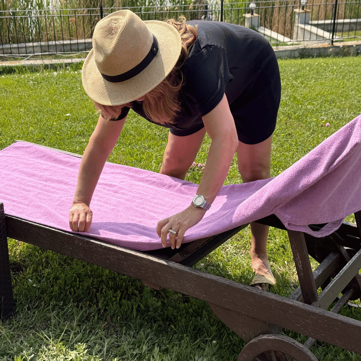 Şezlong Havlusu - %100 Pamuk 190x73 Plaj Şezlong Havlusu - Miespiga